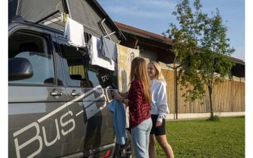 BusBoxx Wäscheleine für Kederschiene VW T5 / T6 DIY Selbstbausatz für California